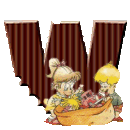 Halloween alfabet plaatje